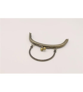 Çanta Klips Saplı - 16 cm Bronz