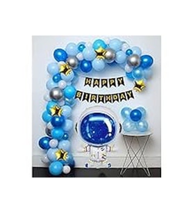 UZAY TEMALI DOĞUM GÜNÜ BALON SETİ