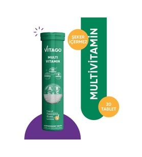 VİTAGO-Vitamin Promultivit 20li Efervesan Tablet