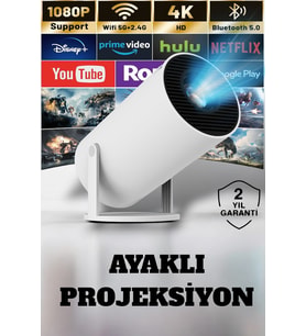 Full Teknolojili 160 Ansi Lümen Projeksiyon