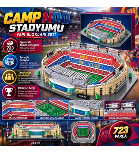 C66023W CAMP NOU STADYUM 728 PARÇA BLOCK OYUNCAK