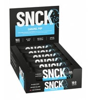 SNCK Protein Bar Box (12 x 55 gr Bars) KARAMEL POP