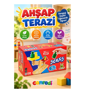 Woodoy Ahşap Terazi Eğitici Denge Oyuncağı