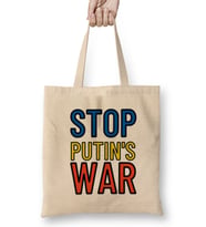 Ukraine War Stay Strong 2022 - Stop Putin's War Bez Çanta Uzun Saplı