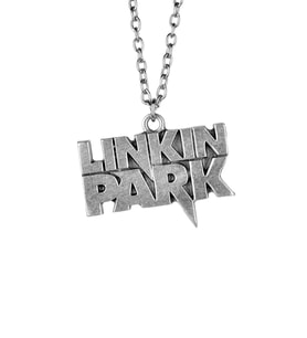 Linkin Park Kolyesi Unisex Antik Gümüş Kaplama 60 cm Zincirli Rock Tarzı Aksesuar
