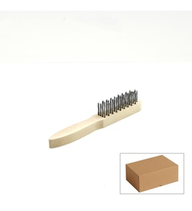 Northcity Ahşap Saplı Metal Tel Fırça