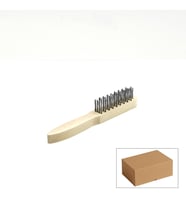 Northcity Ahşap Saplı Metal Tel Fırça