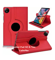 Xiaomi Redmi Pad SE 8.7inç Kılıf 360 Dönebilen Standlı Case (RedmiPad SE 11inçDe (Kırmızı)