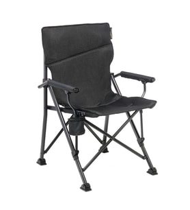 Uquip Roxy Comfort+ Black Edition Yüksek Konforlu Katlanır Kamp Sandalyesi