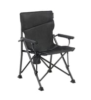 Uquip Roxy Comfort+ Black Edition Yüksek Konforlu Katlanır Kamp Sandalyesi