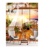 Dreamwall Kamelya Desenli Isı Ve Ses Yalıtımlı Sağlıklı Tekstil Duvar Kağıdı (Çok Renkli)