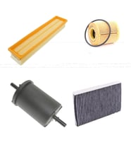 Bosch Filtre Bakım Seti Citroen C4 1.6 Benzinli 2005-2011 110 Beygir Hava + Yağ F + Yakıt F. + Polen Bosch