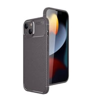 Apple İphone 15 Kılıf Auto Focus Karbon Kapak - Gri