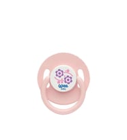 Wee Baby Yuvarlak Uçlu Emzik 18+ Ay No:03 pembe çiçekli