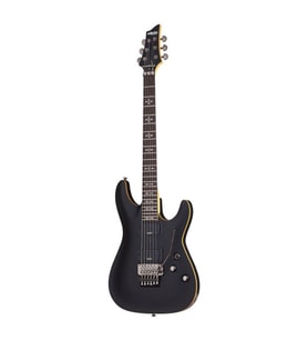 Schecter Demon-6 FR SBK Elektro Gitar (Aged Black Satin)