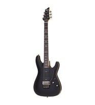 Schecter Demon-6 FR SBK Elektro Gitar (Aged Black Satin)