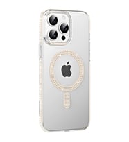 Joko Apple İphone 15 Pro Max Move Taşlı Magsafe Kapak - Pembe