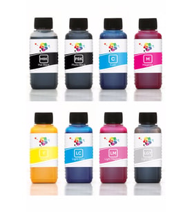 QC HP 38 C9412 C9413 C9414 C9415 C9416 C9417 C9418 C9419 Uyumlu Kartuş  Mürek. PRO Set 8 Renk 100ml