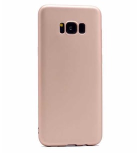 Samsung Galaxy S8 Kılıf Soft Mat Premier Case (Gold)