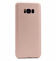 Samsung Galaxy S8 Kılıf Soft Mat Premier Case (Gold)