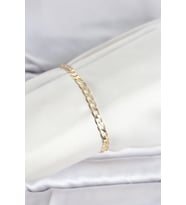 CM 14K Gold Renk Halka Zincir Model Kadın Bileklik