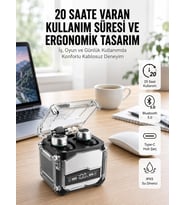 Bluetooth Kulaklık Dokunmatik Kontrol Tws Kablosuz Kulaklık Hi-fi Stereo