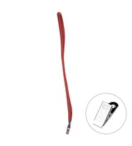 Bigpoint Metal Klipsli Yaka İpi Bordo x 50 Adet