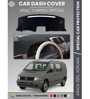 MERCEDES VITO W638 (1996-2003) Torpido Örtüsü Premium Kalite Torpido Koruma Özel Kesim UV Koruma
