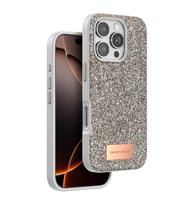 Onegif Apple İphone 16 Pro Bright Simli Kapak - Gold
