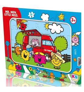 KS Games Mr Men Lisanslı Kız ve Erkek Çocuk 24 Parça Çerçeveli (Frame) Puzzle - MRMEN704-1