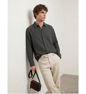 LCW Vision Mavi Regular Fit Ekose Erkek Gömlek