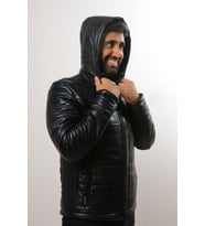 YÜCE DERİ Hakiki Siyah Erkek Deri Ceket YD356