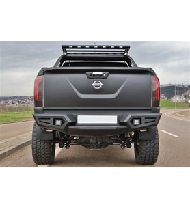 Nissan Navara Uyumlu 2010+ Arka Demir Tampon Aqm-M20