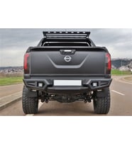 Nissan Navara Uyumlu 2010+ Arka Demir Tampon Aqm-M20