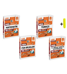 Gizli Lgs Meb Çıkmış ve Örnek Sorular Matematik Fen Türkçe İnkılap 15'li Deneme