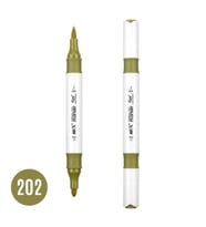 RİCH 17895-202 ART-X ÇİFT TARAFLI DUO AKRİLİK MARKER AÇIK PASTEL HAKİ YEŞİLİ