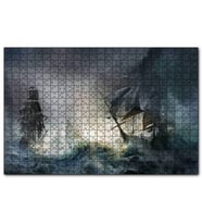 Cakapuzzle ar Fırtınadaki Yelkenli Gemiler  Puzzle Yapboz MDF (Ahşap) (120 Parça)