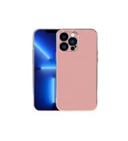 Apple iPhone 13 Pro Uyumlu Kılıf Zore Viyana Kapak (Rose Gold Altın)
