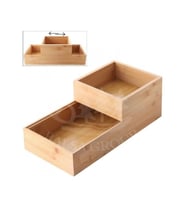 Balsa Bambu Organizer  2'li 33x16x12 - 15x15x6 cm