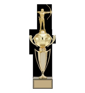 ODAK KUPA - Figürlü Kupalar - Okçu Figürlü Kupalar FG-068 B - 44 cm
