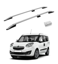 Turtle Opel Combo D 2012-2018 / Kısa Şasi Tavan Çıtası Crown Gri