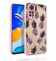 Xiaomi Redmi Note 11S Global Kılıf Desenli Parlak Nora Kapak (Renksiz)