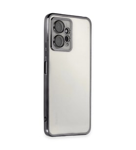Xiaomi Redmi Note 12 4g Kılıf Kamera Korumalı Lensli Silikon - Siyah