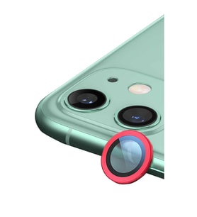 Apple iPhone 11 Raze Metal Kamera Lens - Kırmızı