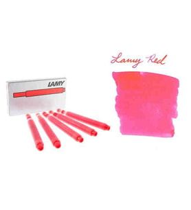 LAMY T10 Mürekkep Kartuşu 5'li Kutu KIRMIZI 