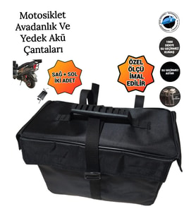 Motosiklet Yedek Akü Ve Avadanlık Çantaları