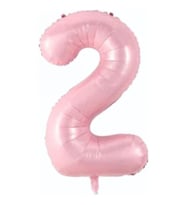 Bebek Pembe 2 Rakam Folyo Balon 76 Cm 1 Adet