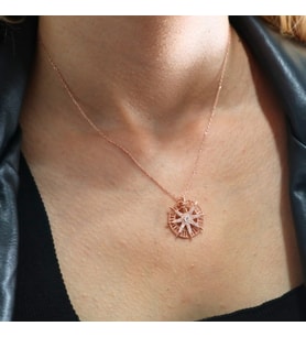 Kutup Yıldızı Kolye (Rose - Gold)