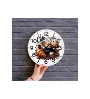 bilge Tasarım retro Duvar Saati 35 x 35 CM (Karışık)