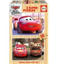Educa 2x16 Parça Disney Cars (Arabalar) Erkek Çocuk Puzzle
